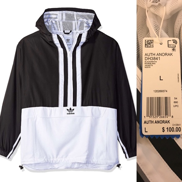 auth anorak adidas